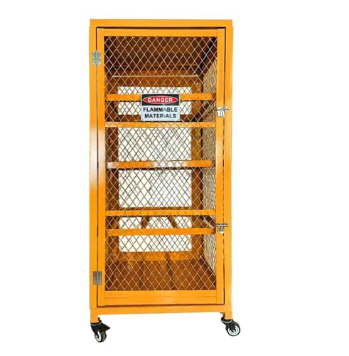 Koxuyim Industrial Cylinder Storage Cabinet (8-9 Cylinders)