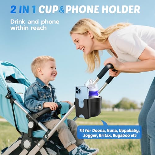 white elephant gifts for adults christmas stocking stuffers guiseapue cup holder for walker stroller cup holder attachment with phone holder wheelchair essentials bike scooter accessories
