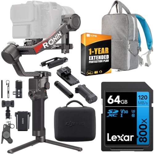 DJI RS 4 Pro Combo, 3-Axis Gimbal Stabilizer for DSLR