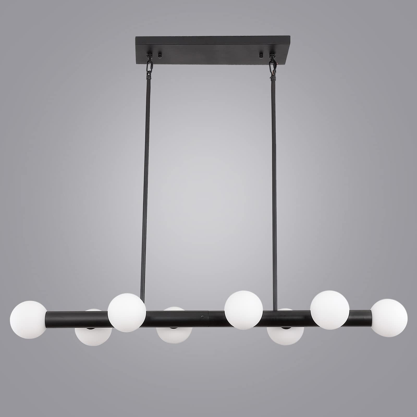 Buy Haphesten Modern Ceiling Pendant Light MidCentury White Glass