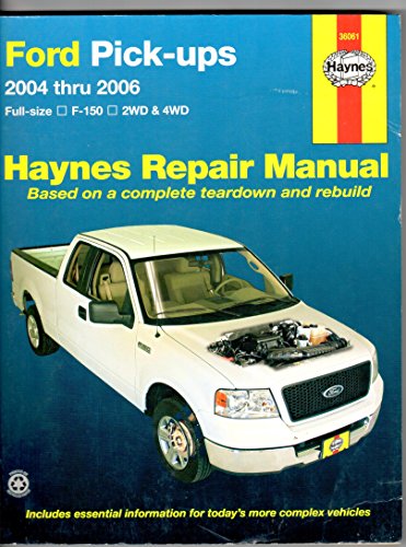 Ford Pick-ups 36061 (2004-2014) Repair Manual (Haynes Repair Manual)