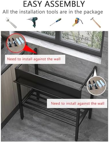 Freestanding Utility Sink,Laundry Room Sink for Washing Dishes,Free Standing Stainless Steel Utility Sink,Outdoor Kitchen Commercial Sinks,Black Single Tub Set w/Faucet,Storage Shelve,Indoor