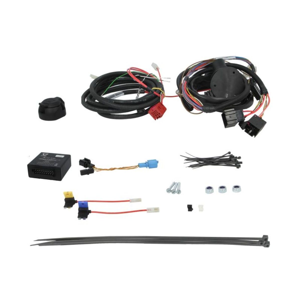 STEINHOF 748242 Elektrosatz Anhängerkupplung E-Satz Anhängevorrichtung Kompatibel mit SEAT Leon Schrägheck 5F1