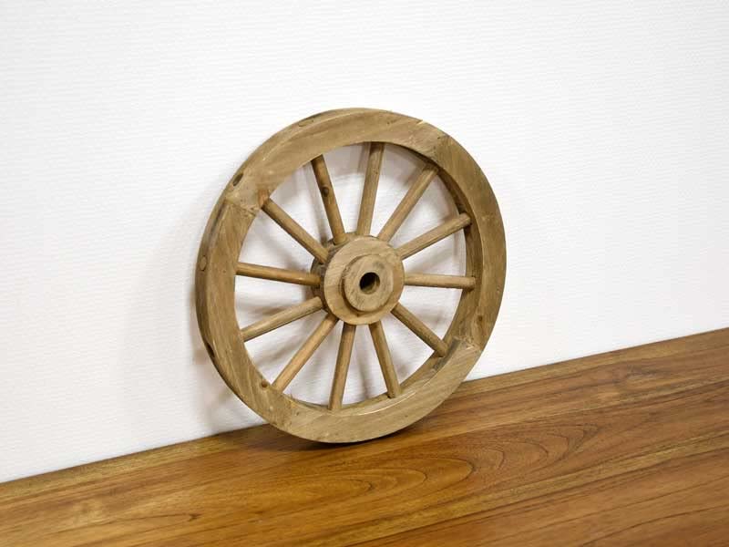 Amazon.co.jp: ウッドホイール S 木製 車輪 アンティーク ナチュラル