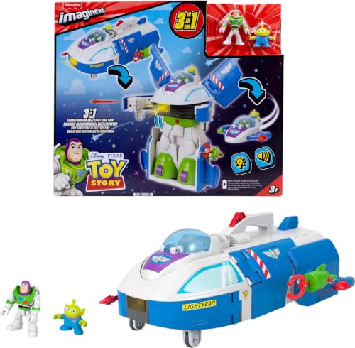 Fisher-Price Imaginext Transforming Buzz Lightyear Ship with Figures - image 1