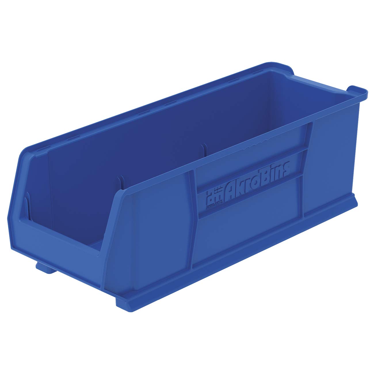 Akro-Mils 30292 Super-Size AkroBins Plastic Storage Bins, Space-Saving Stackable Bins for Garage, Classroom, Warehouse Organization, 30-Inch L x 11-