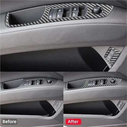 Cadre panneau commande lève-vitre Q7 finition premium console - 2