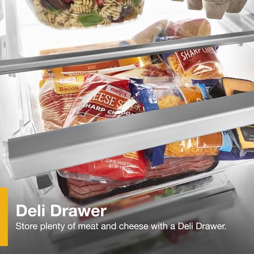 Whirlpool WRS321SDHW 21 cu.ft. White Side-by-Side Refrigerator - Image 6