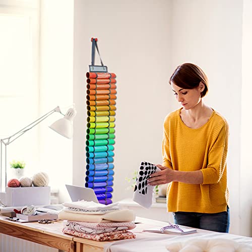 Nanaborn Vinyl Roll Storage Doors Organizer Wall Holder for Heat Transfer Paper (24 Compartments) - Image 3