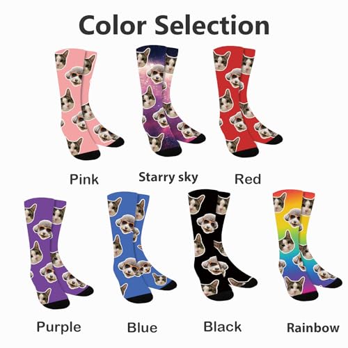 Bemaystar personalisierte socken personalisierte geschenke,socken mit gesicht personalisiert,Weihnachtsgeschenke für Männer Frauen
