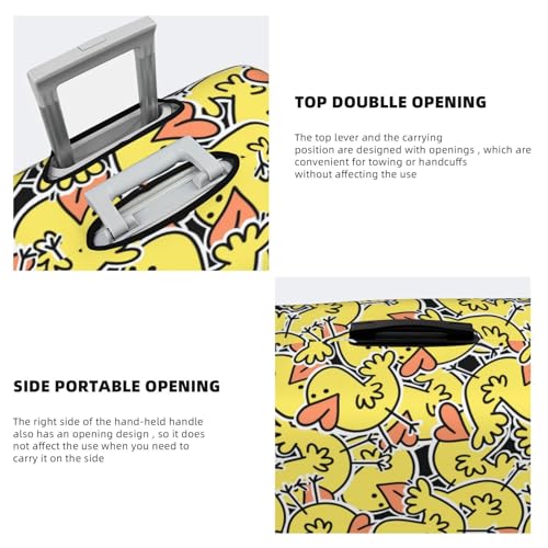 Ducks For Travel Luggage Cover Suitcase Protector Fits 18-32 Inch Travel Luggage Protector Elastic Luggage Anti-Scratch Suitcase Cover3