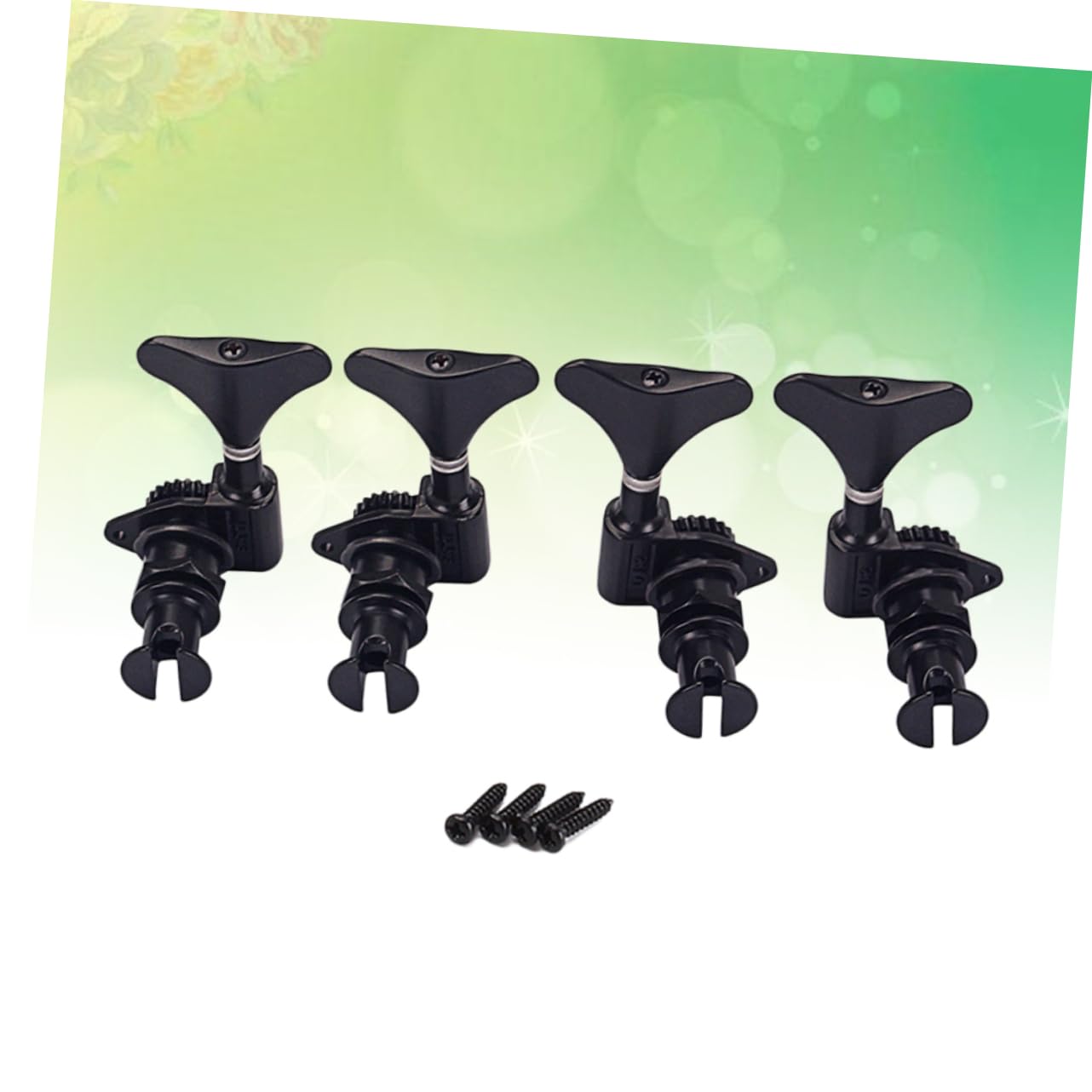 Toddmomy Clavijas De Afinación Para Ukelele Afinadores Sellados Cabezal De Níquel Rieles Para Montaje y Juego De Llaves Para Cuerdas Afinador Ukelele