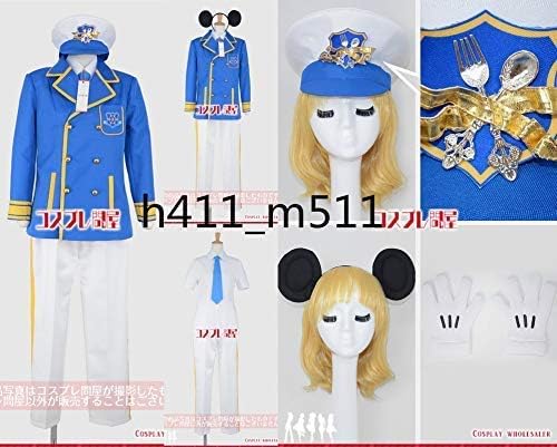 Amazon Co Jp 東京ディズニーシー Tds テーブル イズ ウェイティング ミッキー 船長 耳カチューシャ付き コスプレ衣装 仮装 ステージ 舞台服 ハロウィン クリスマス ホビー