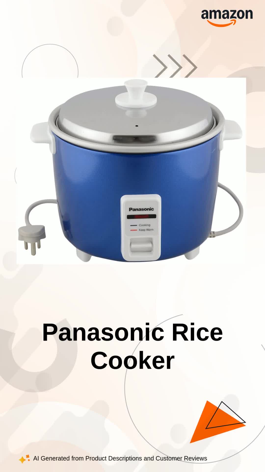 Buy Panasonic Extra PAN Electric Rice Cooker (Multicolour, 1.8