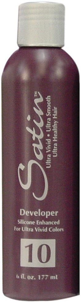 Satin SmoothHaircolor developer, 10 Volume, 6 Ounce