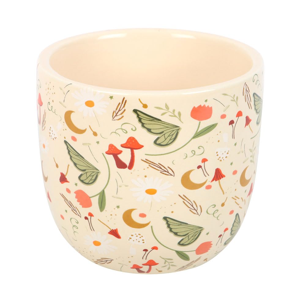Something Different Wholesale Fairy Folklore Ceramic Plant Pot | Whimsical Garden Fairy Planter | Indoor Cottagecore Pot