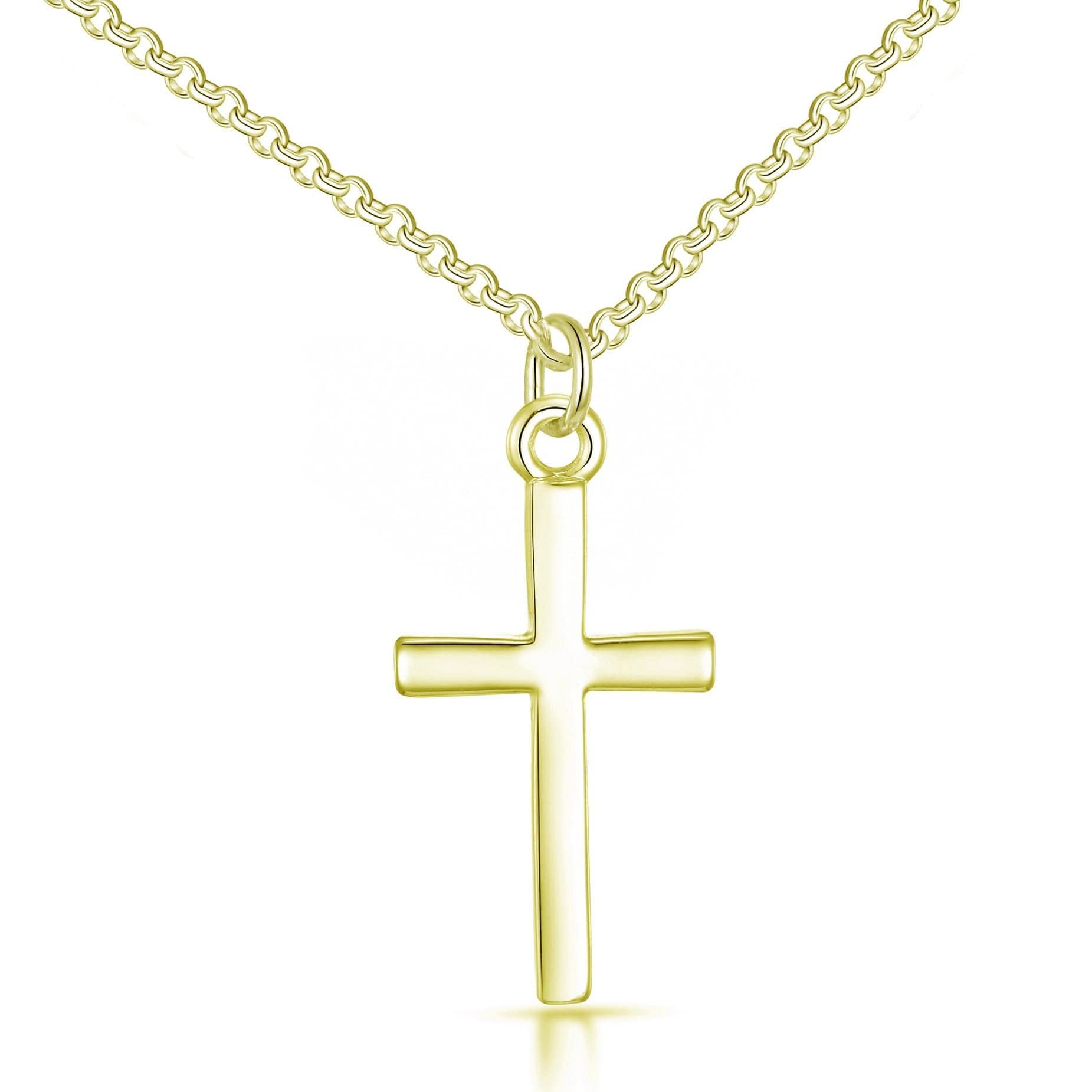 Philip JonesGold Plated Cross Necklace