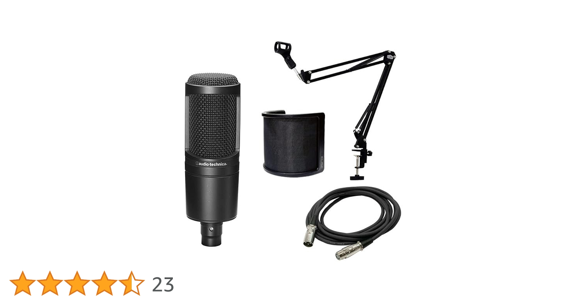 Amazon.co.jp: オーディオテクニカ AT2020 コンデンサーマイク +