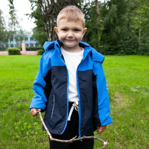 Image of Waterproof Kids Rain Jackets With Hood,Lightweight Toddler Raincoat For Boys Girls,Kids Clothes Windbreaker Jacket