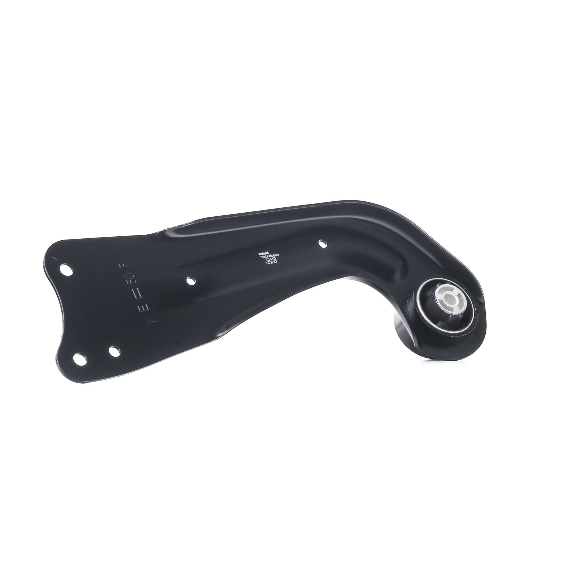 DELPHI Barra oscilante de suspensión de ruedas Trasero, derecha Brazo oscilante longitudinal 1K0505224K 1K0505224H 1K0505224E TC3283 Compatible con VW Golf 6 5K1 Golf 5 Hatchback 1K1, AUDI, SKODA