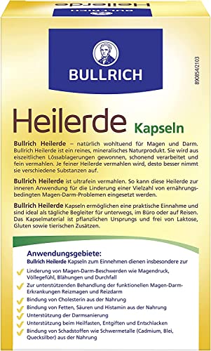 Bullrich Heilerde Kapseln | Linderung von Magen-Darm-Beschwerden und Unterstützung bei der Darmsanierung | Bindet… - Image 5