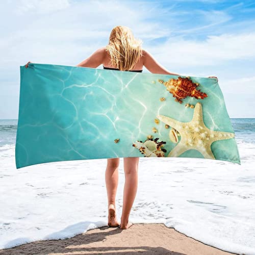 XLYYDS Telo Mare Microfibra Stella Marina Grande