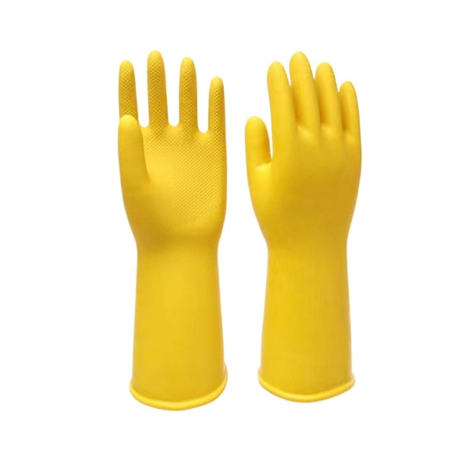 1 para rękawic kuchennych, rękawice do sprzątania domu, mycia rąk, naczyń(Yellow)