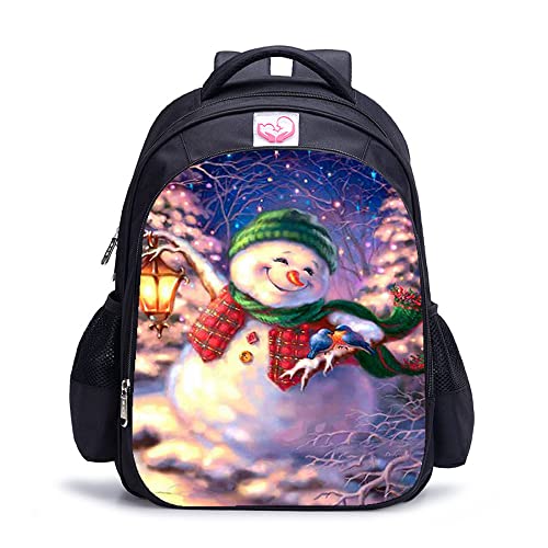 Sac à dos étudiant pour la rentrée scolaire des ados style hivernal 3D