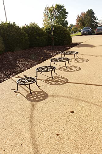 Red Carpet Studios Scroll Pattern Plant Stand, Wrought Iron #TOP3