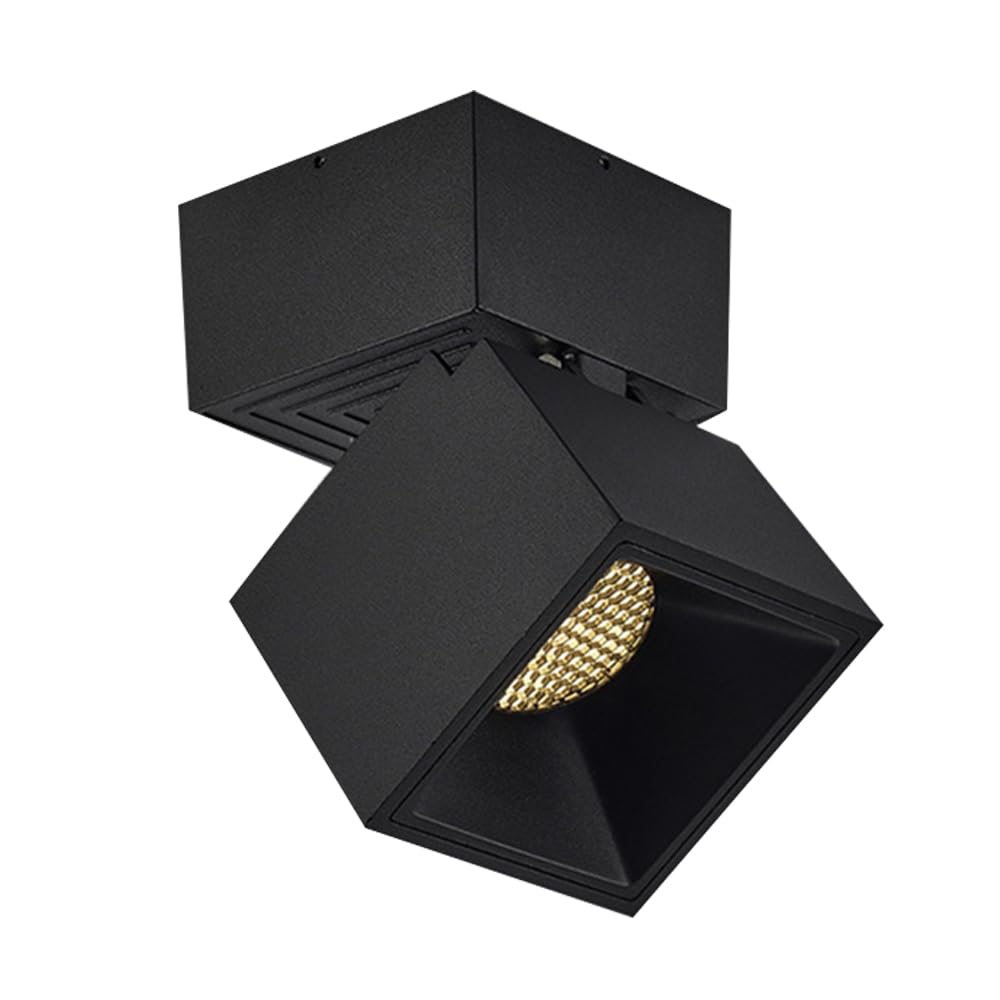 LED Spotlight Ceiling Lamp - Adjustable Surface Mounted Accent Light for Artwork Display, 7W Gallery Picture Spotlight, Mini Accent Spotlights, Perfect for Home Decor