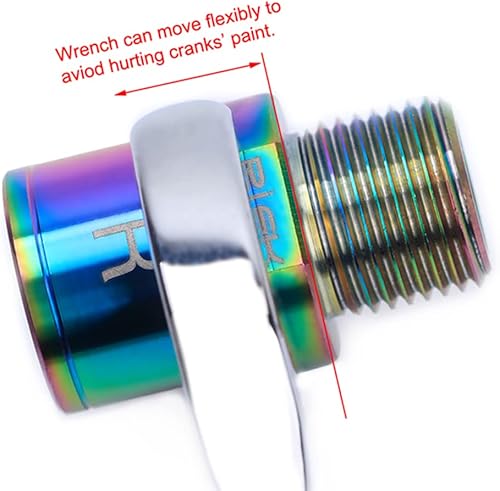 Miniatura 4 de Extensores de pedal de bicicleta, aleación de titanio de 160.787 in, 916" roscado, para bicicleta de montaña, bicicleta BMX