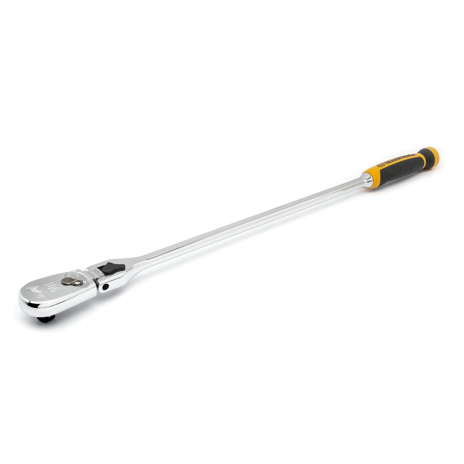 GEARWRENCH Napęd 1/5.1 cm 90 zębów podwójny materiał blokujący elastyczna głowica łezka grzechotka 61.0 cm - 81372T, Multi, jeden rozmiar