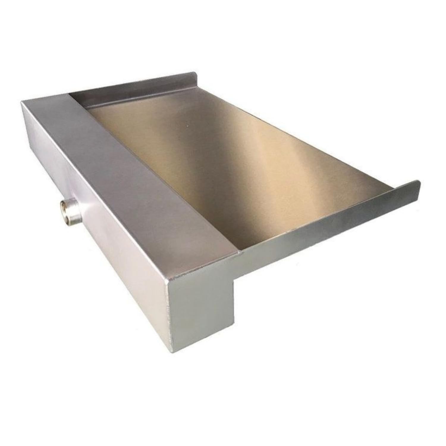 Aarsh Entrepreneur Cascade Blade – 8 Inch (20 cm) Long Neck 5" Extended Waterfall Fountain | Stainless Steel Water Feature for Pool, Garden, Balcony & Indoor Decor