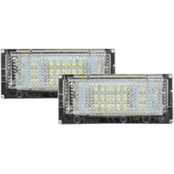 Luces Del Tablero De Mitsubishi Lancer AutoStyle v-030106 luz de placa de matrícula LED sobre mesure- 3-serie E46 sedán/Touring 1998 – 2005, Black