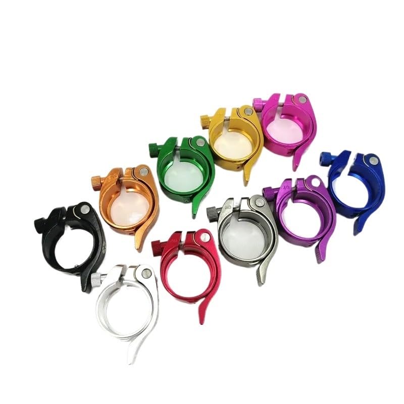 Abrazadera Sillin Abrazaderas for tijas de sillín bicicleta plegable, 41 mm, 40, piezas for(Black 41mm)