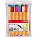 Price comparison product image Stabilo Point 88 Felt-Tip Pen Set 30stk. Flat Plastic Case