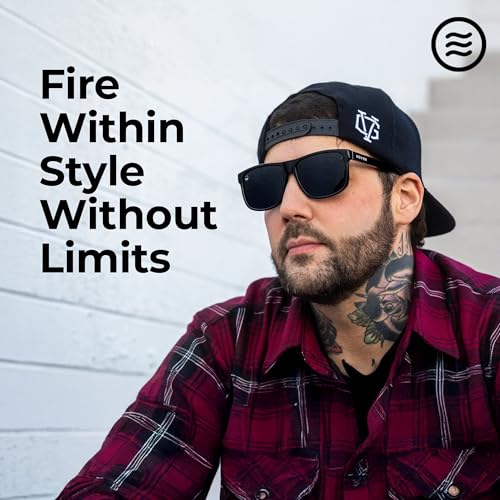 NEVEN Phoenix Men’s Polarized Sunglasses - Classic, Premium Rectangle Glasses - Bold Concert Sunglasses for Active Lifestyles4