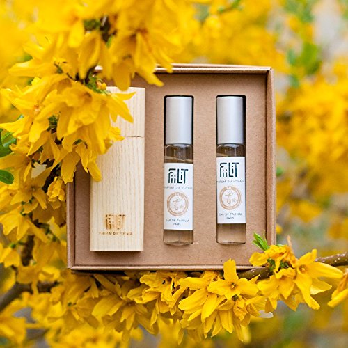 Fiilit Parfum Du Voyage Geschenkbox – Eau De Parfum "Kuba 19° 9'n" (3x10 Ml) – Vegan, Woody-würzig-frisch – Mit Holzetui