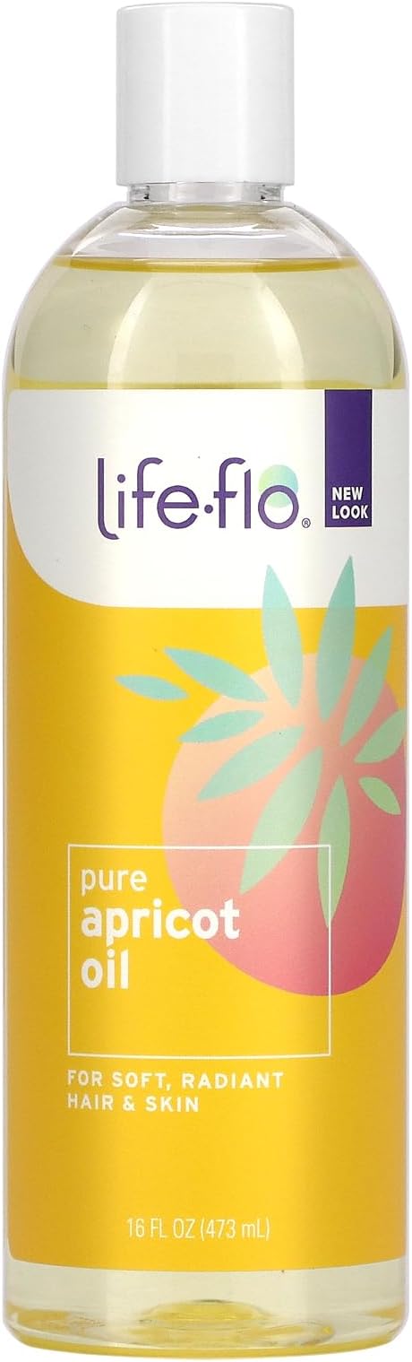 Life-FloOil, Pure Apricot, 16 Ounce