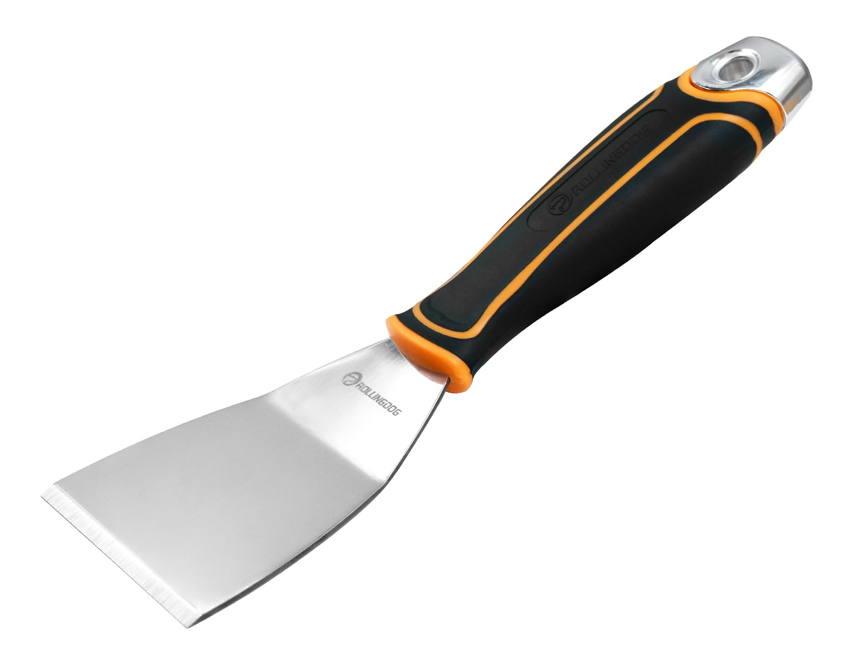3 Inch Paint Scraper - Offset Scraper Stainless Steel Bent Blade Stiff Putty Knife,Chisel Scraper,Wallpaper Stripping Tool