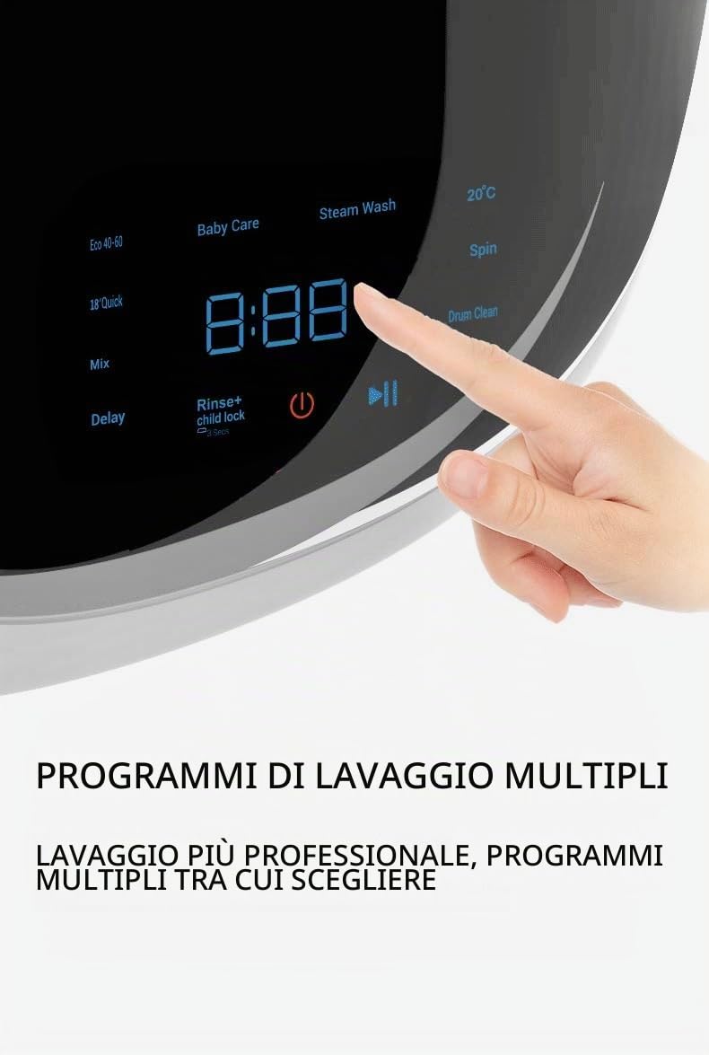 Daewoo Winia Mini Tiny Lavatrice per Camper, Barca, Studente o Casa – DY-BGX09