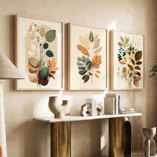 Image of kotart Painting for Wall Decoration - Modern Art Wall Decor Framed Painting for Living Room Bedroom - Framed Wall Posters /Paintings with Frame Set of 3 (Art-6, 13X17 inch)