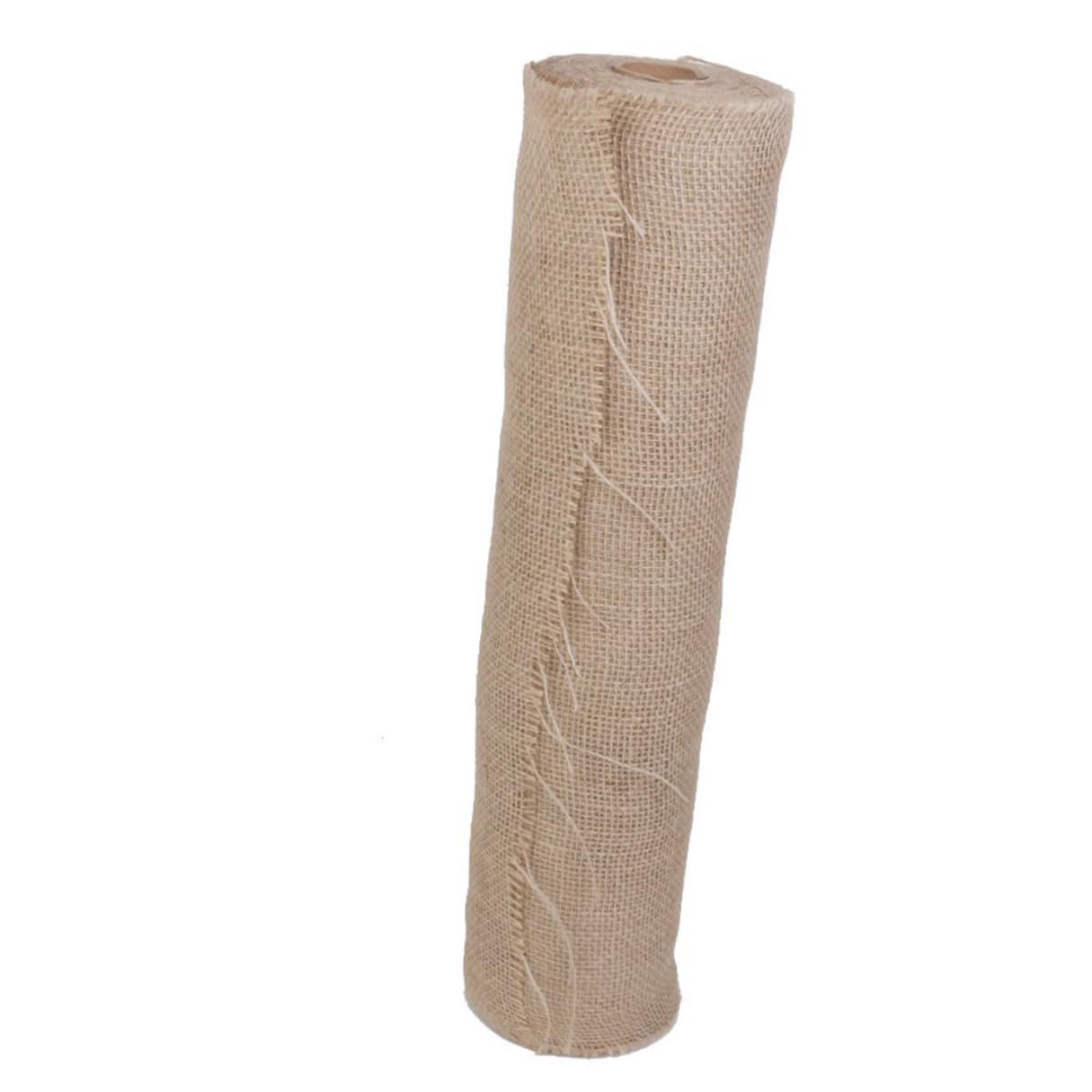 Rustikaler Jute Tischläufer Breit Lang Braunes Burlap-tischtuch Waschbar Bügelbar für Hochzeiten Partys und Landhausdeko