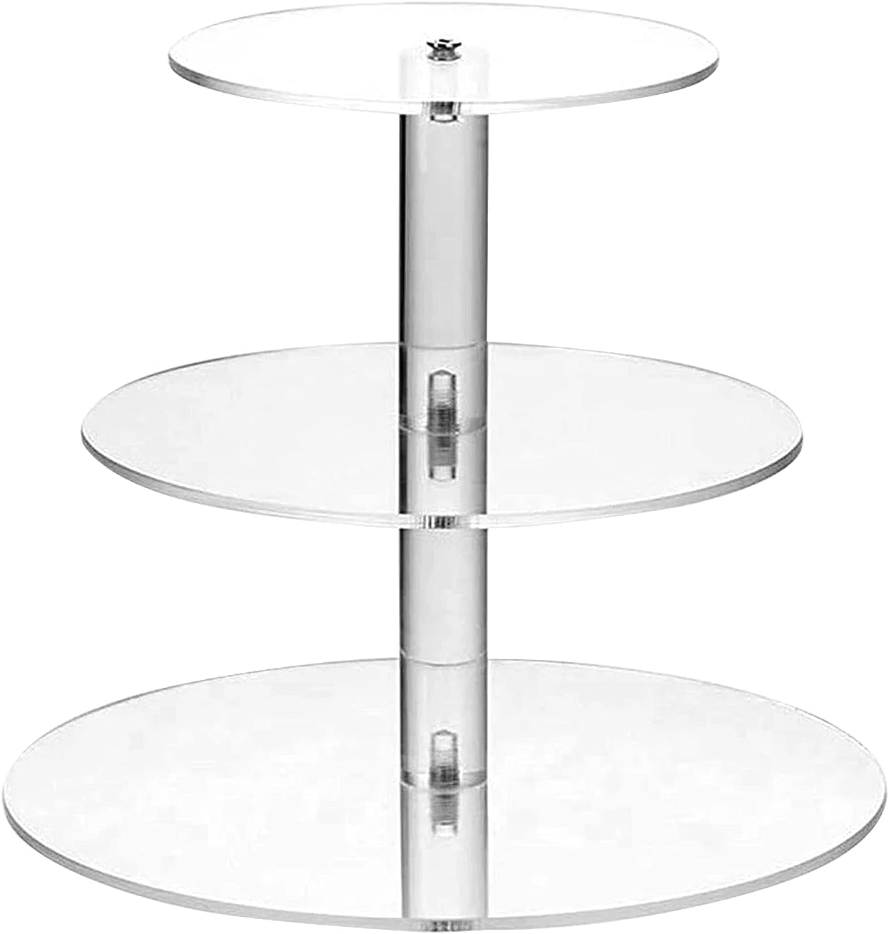 3 Tier Round Cupcake Stand Acrylic Cake Stand Cupcake Tier Stands Cupcake Rack Clear