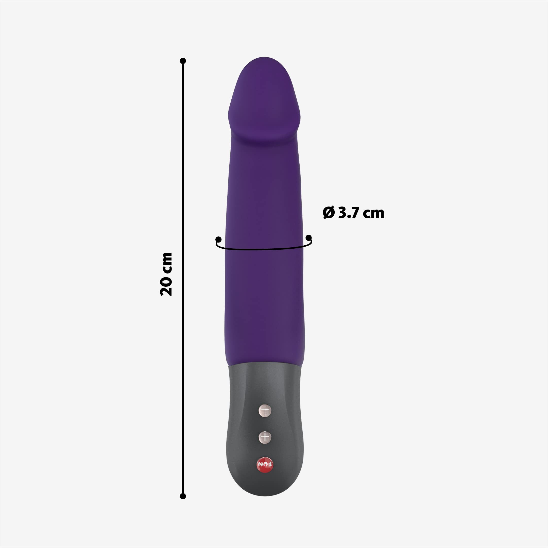 Fun Factory STRONIC REAL - Vibratore urti | Sex toy per lei | Massaggiatore Portatile | Silicone | Viola