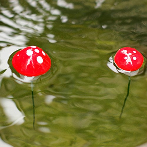 Utenew Cute Resin Craft Decoration Mushroom Fairy Garden Miniatures Accessories (Pack Of 50) #TOP3