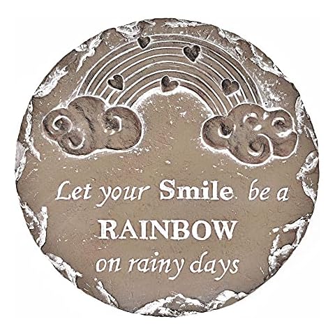 Country Living Let Your Smile Be A Rainbow Stepping Stone Cover