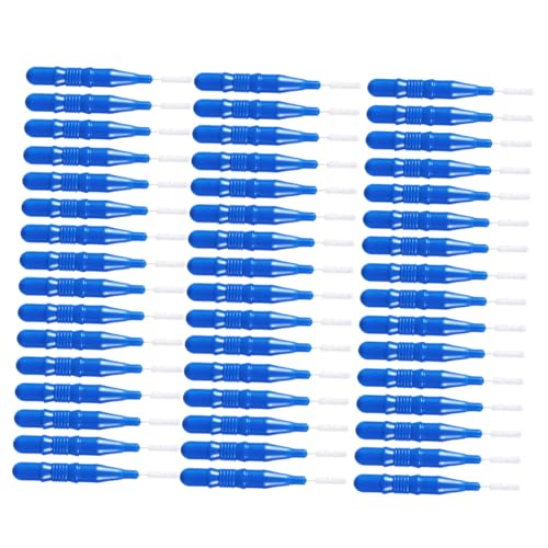 TOGEVAL 50 Piezas Cepillos Interdentales Azul Accesorios Cuidado Oral Para Limpieza Dental Efectiva Casa Viaje Oficina