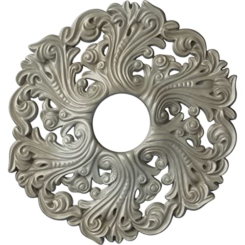 Image of Ekena Millwork CM19ORFLS Orrington Ceiling Medallion, Flash Gold