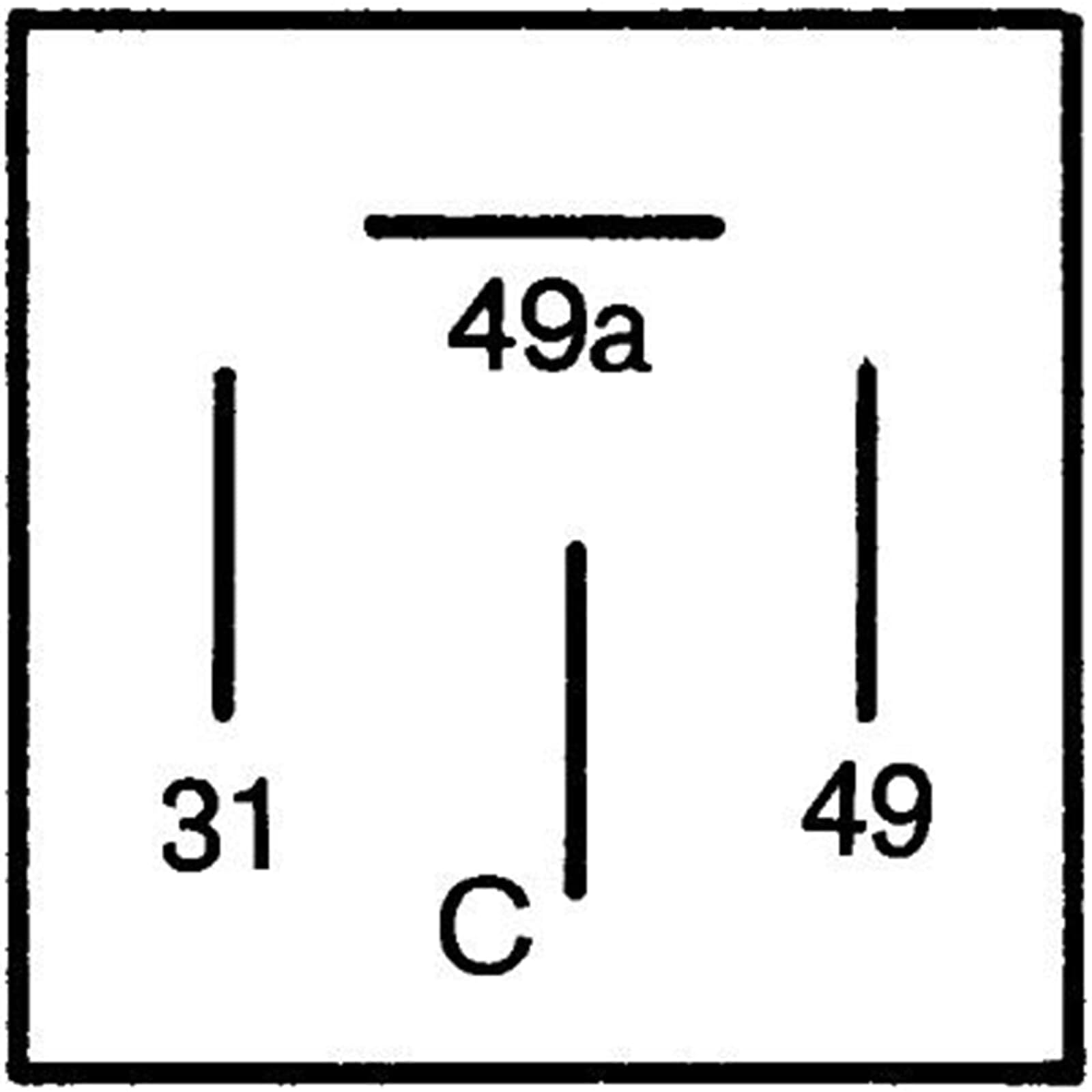 Blinkgeber HELLA 4DB 001 887-041 für Porsche, Saab, Volvo